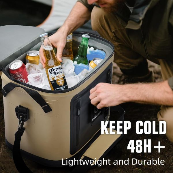 Multi Scenario Waterproof Cooler Bag Featuring Leak Proof TPU Construction 24 Hour Ice Retention and Comfortable Adjustable Straps for Versatile