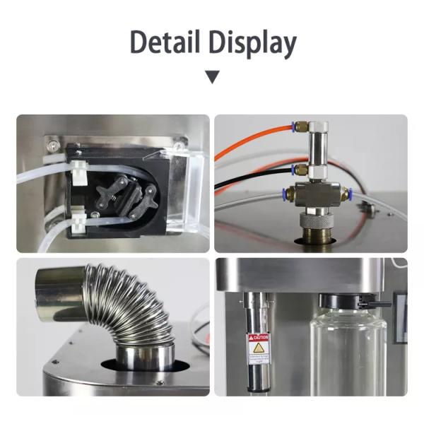 LCD Touch Screen Stainless Steel Spray Dryer Machine For Experimental 2000mL / H
