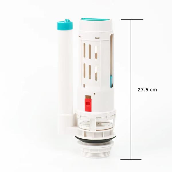 ABS+POM Material Dual Flush Valve with Adjustable Flush Volume and Embedded Design for Modern Bathrooms
