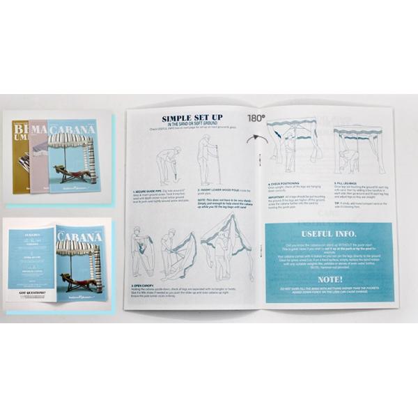 157gsm 300DPI Business Instruction Manual , Flexo Printing Custom Printed Brochures