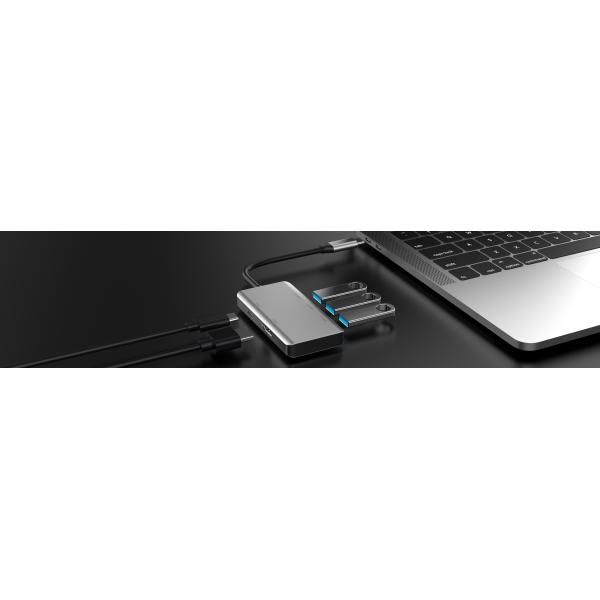 100W 3 Port Usb 3.0 Hub