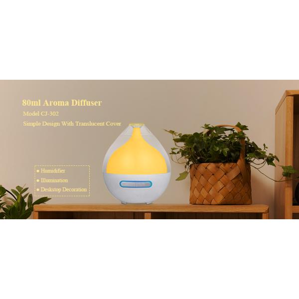 Room Cool Mist Electric Perfume Diffuser Ultrasonic PP Material