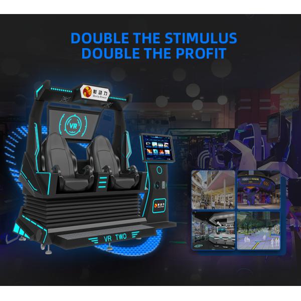 Roller Coaster 9d Vr Chair Simualtor Virtual Reality Cinema Game Machine For Amusement Park