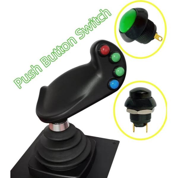 Yeswitch 12mm IP67 Momentary Dome Push Button Switch