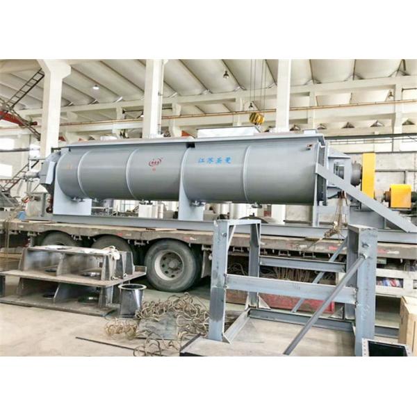 Customized Blade Hollow Paddle Dryer , Sludge Drying Machine OEM