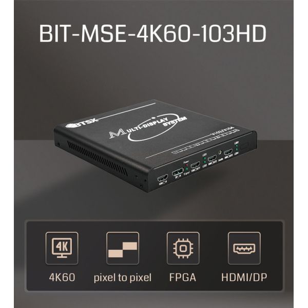 BIT-MSE-4K60-103HD 4K Multi-Screen Expander Video Wall Controller with Industrial-Grade Design and Real-Time Processing
