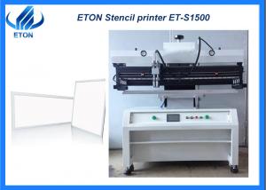 Quality SMT Stencil Printer for LED Lighting Panel Tube Max 1500*300mm Lighting PCB for sale