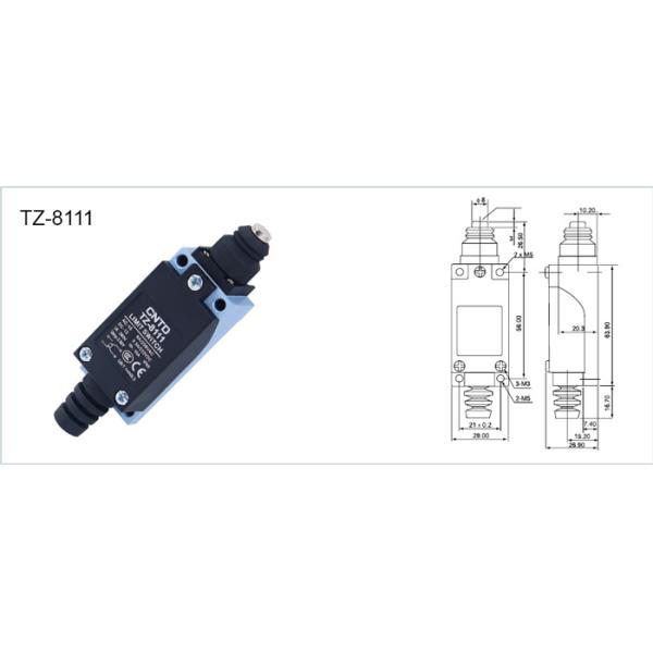 Aluminum Cast Elevator Limit Switch 1500VAC 50 / 60Hz Dielectric Strength