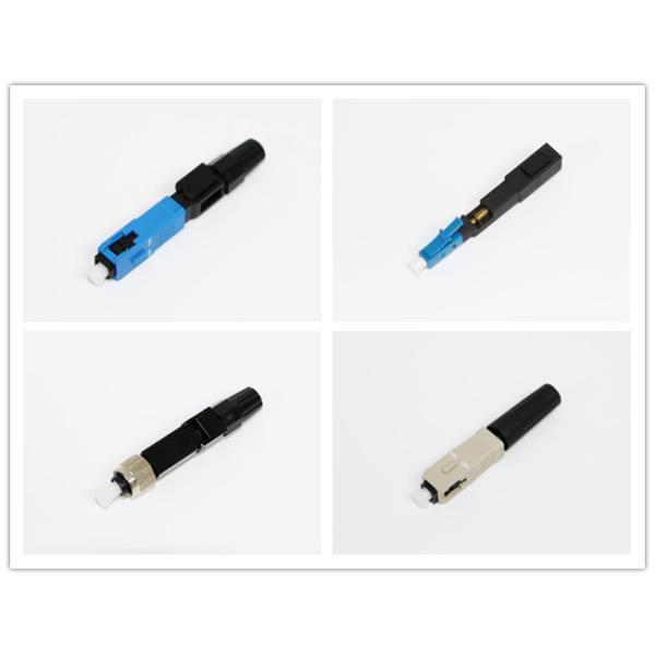 Quick Assembly Fiber Optic Lc Connector / Optical Fibre Cable Connectors
