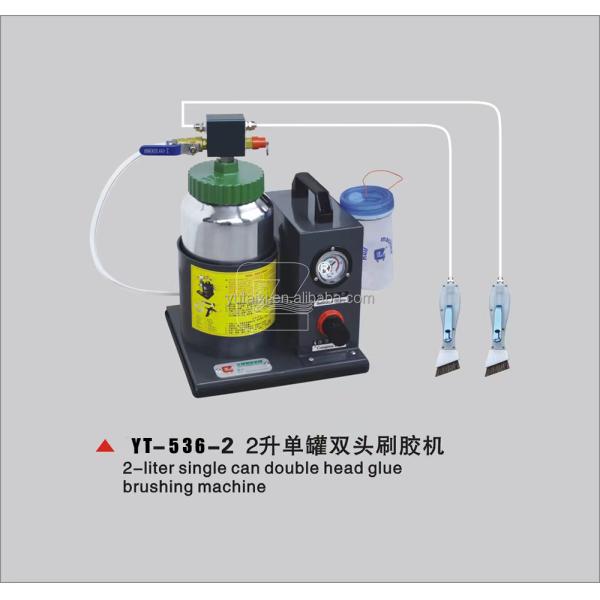 Semi Automatic Pneumatic Gluing Machine For Shoes Leather Paper Goods