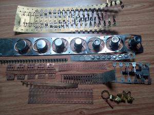 Stamping Die / Moulds Brass Stamping Parts One Row Cavity Sodick Wire EDM