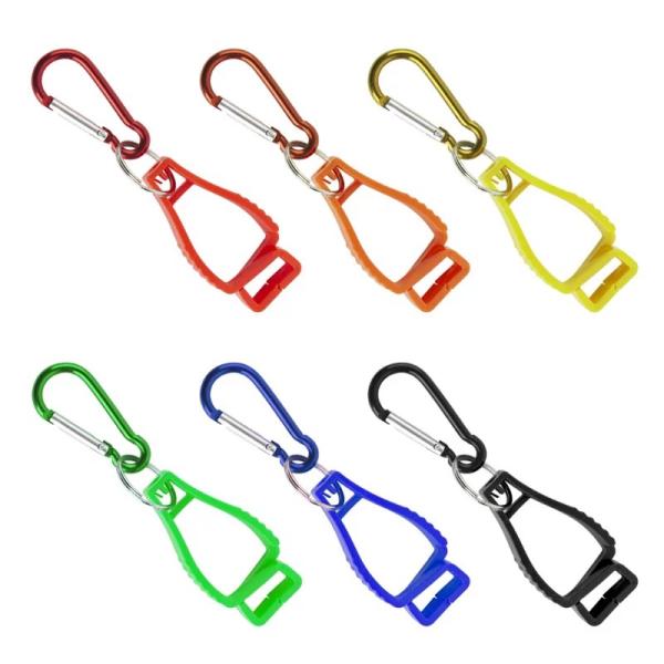 Custom Printed Plastic Glove Clips Polyoxymethylene Safety Glove Clips