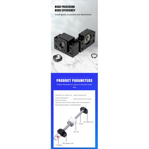 BK / BF Ball Screw Support Units Customized Ball Screw Support Bearing