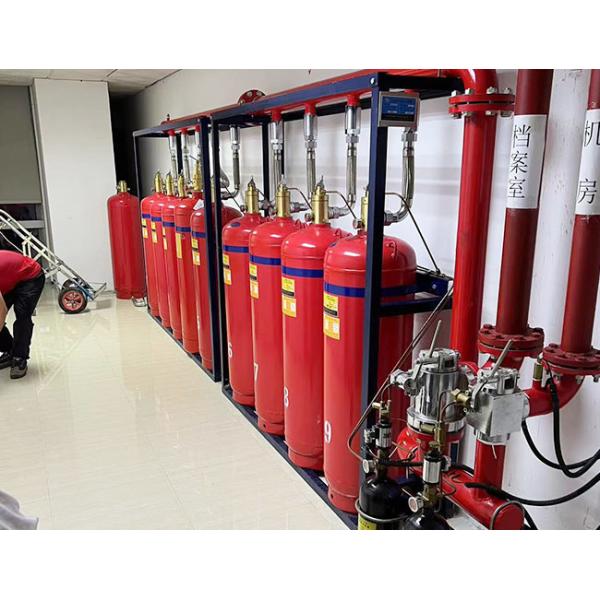 Automatic Fm200 Gas Suppression System Design For Hotels Fire Fighting System