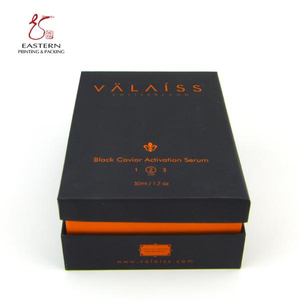Eastern Pantone color Cosmetic Packaging Paper Box , Perfume Packaging Boxes With Lid