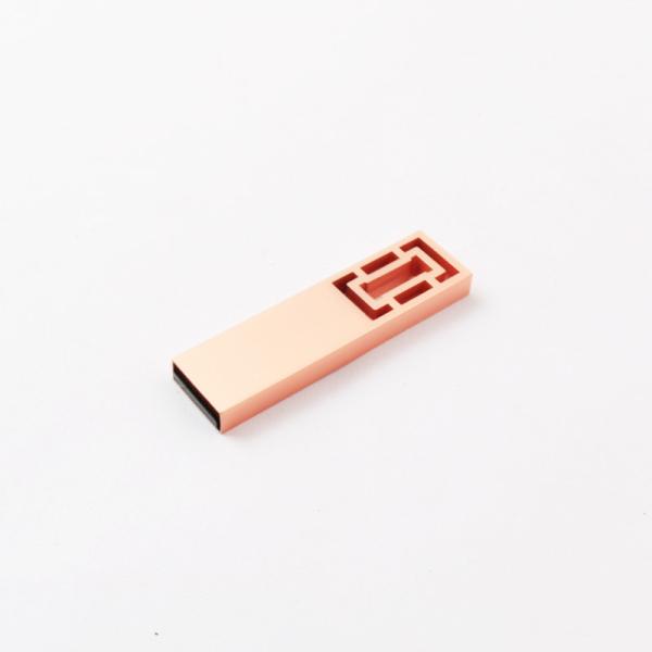 512GB Metal USB Flash Drive Silver Logo for High Capacity Needs