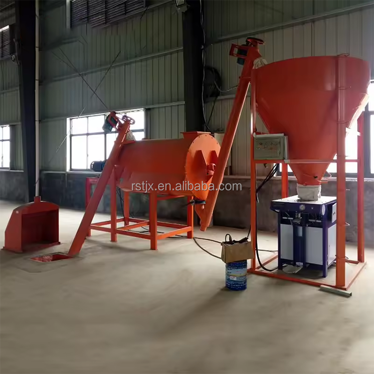 Small Automatic Ceramic Mortar Mixing Packaging Machine for Dry Mortar Production Line 1-10T/h
