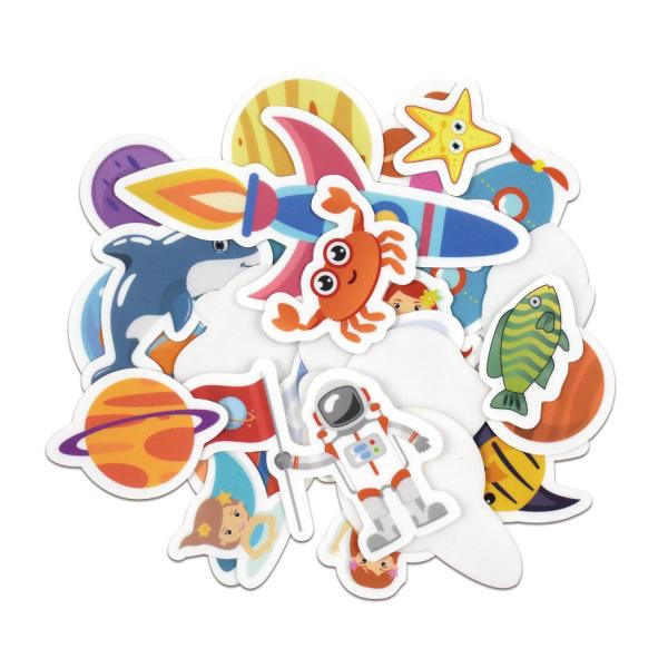 Children Preschool Books Educational Early Learning Removable Sticker Book