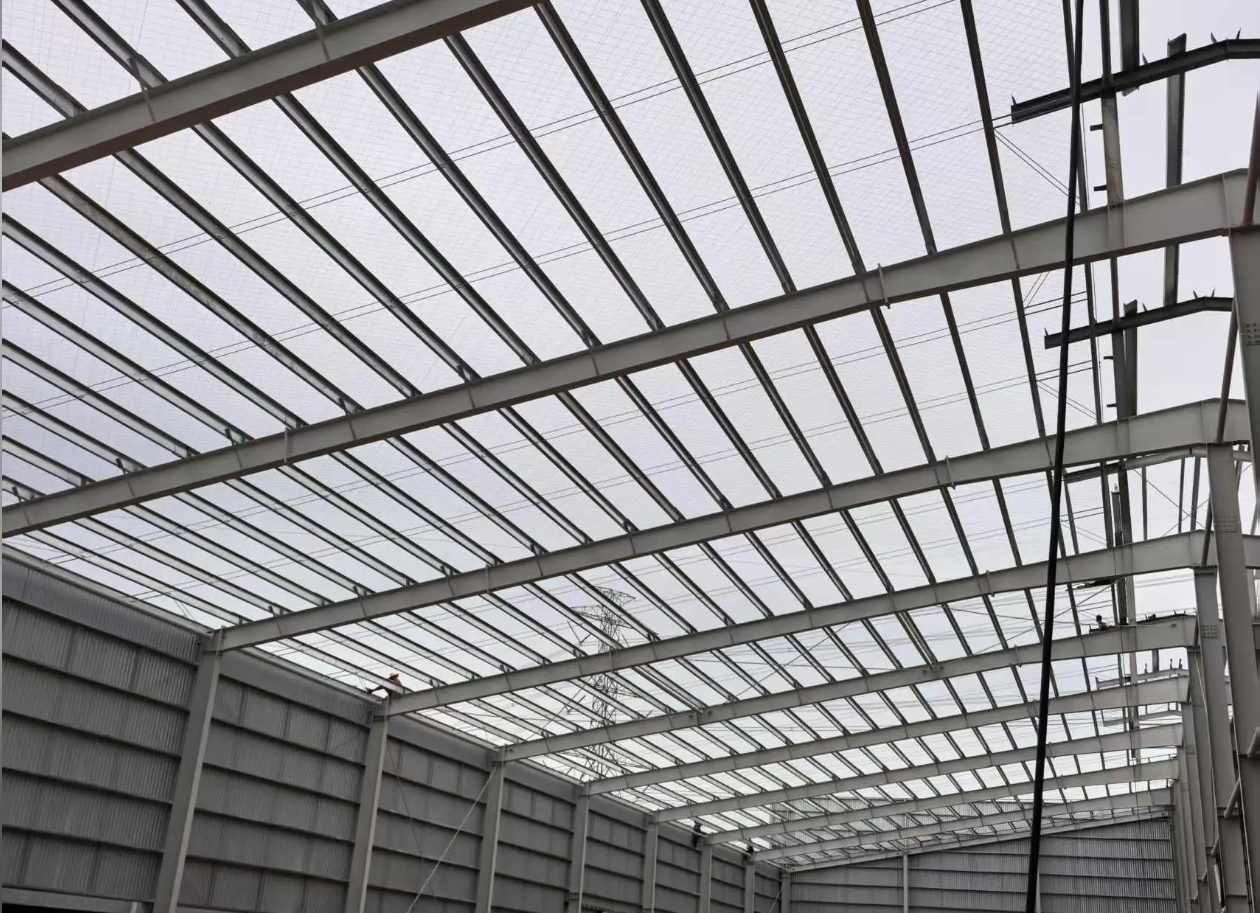 Prefabricated high-strength stable hot-rolled H-shaped steel structure framework building