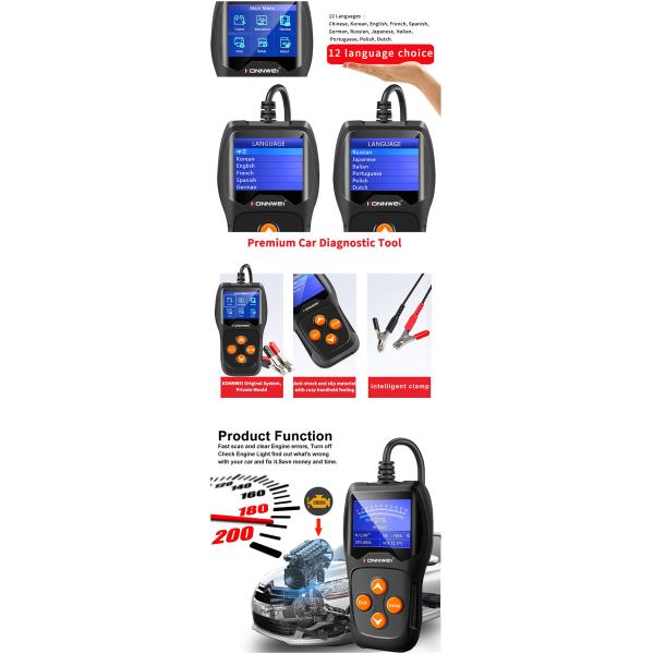 Stable Battery Load Tester Kw600 Support Read Real - Time Data 24 Months Warranty