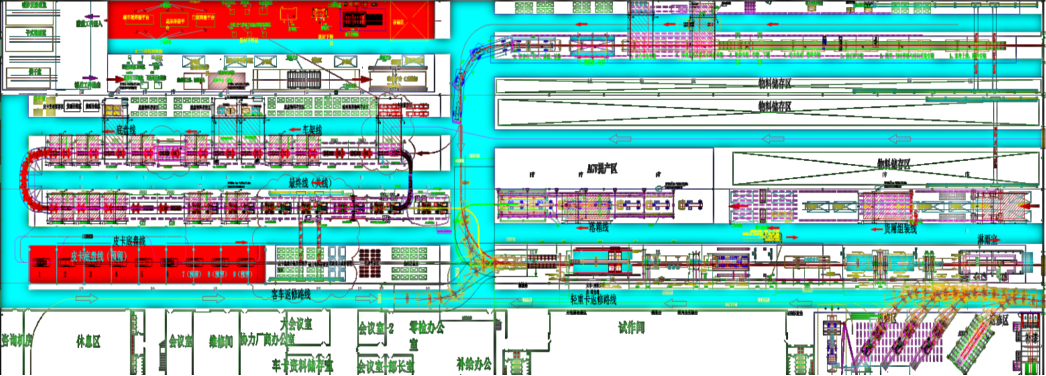 Typical Automotive CKD factory-GEELY-Farizon :HangZhou factory
