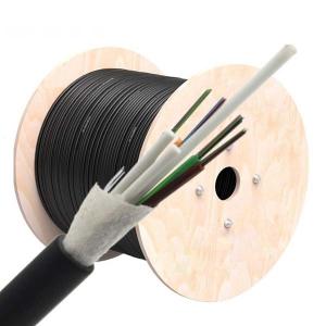 China 48 Core Fiber Optic Cable Non Metallic Optical Fiber Duct Cable Steel wire or FRP on sale
