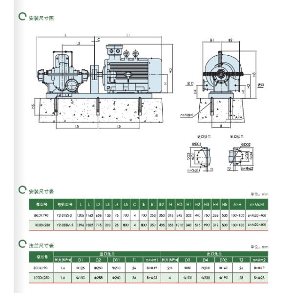 East Dk Horizontal Split - Case Multistage Single - Suction Volute Centrifugal Pump