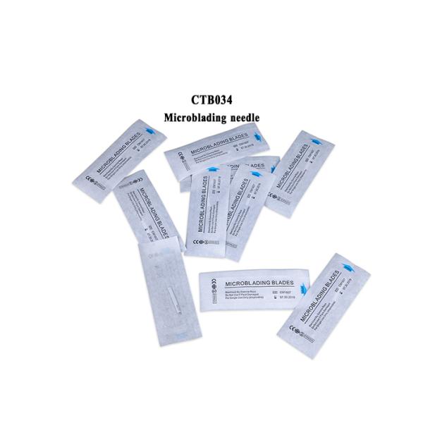 EO Gas Sterilized Blade Microblading Needles With Lot. No. And Expiry Date