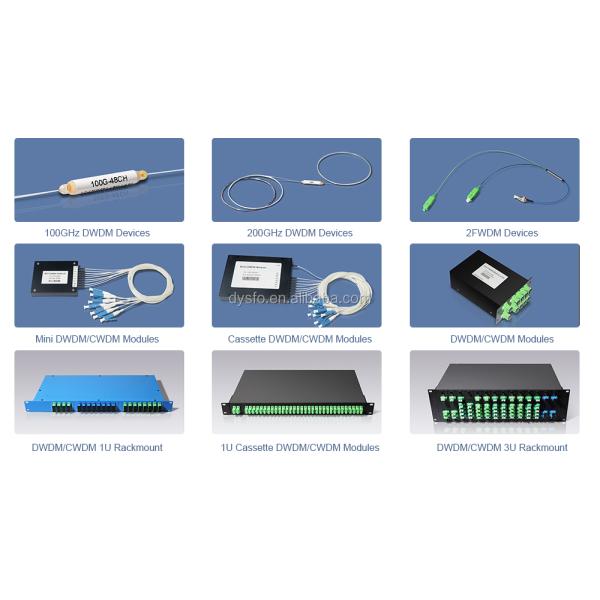8 Channel 100G WDM Wavelength Division Multiplexing For 5G Data Center