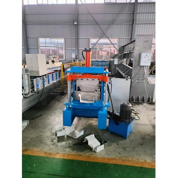 Cold Steel Gutter Forming Machine / Rain Gutter Machine Manufacturer