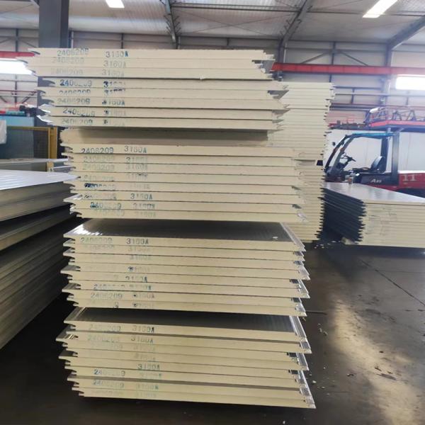 Customized PU Cold Room Wall Panels 50mm-250mm With Cam Lock