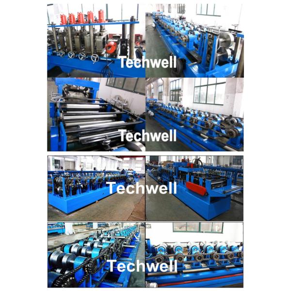 Steel CZ Shaped Purlin Roll Forming Machine with 16 Main Rollers Forming Stations for CZ Purlin Sheet