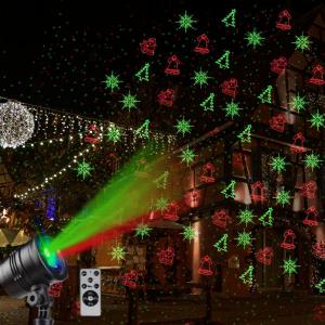 China Christmas Red Green Laser Party Light Outdoor Plug In IP65 Waterproof Projection Light on sale