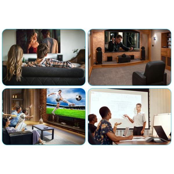 Intelligent Full HD Resolution DLP Laser Projector Rechargeable Short Throw Projector