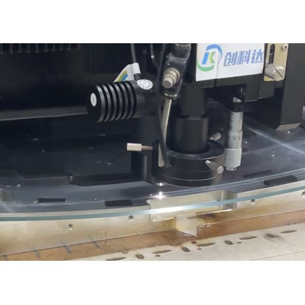 Laser Glass Cutting Machine optimized for cutting complex shapes and patterns on glass surfaces with excellent edge and repeatability To Speed 0-500mm