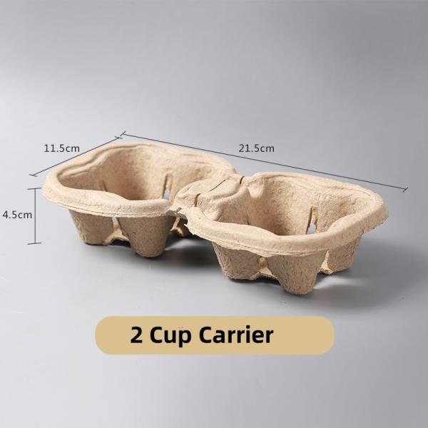Full Payment Disposable Potable Takeaway Single/ Double/ Four Cups Coffee Cup Holders