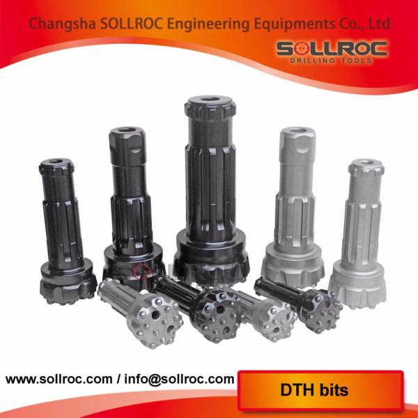 Forged Carburized Steel High Performance DTH Drill Bits for Well Drilling and Coal Mining