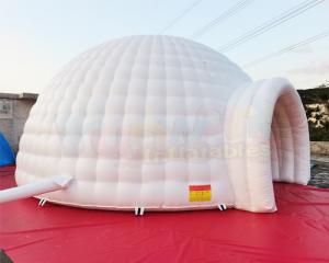 China Trade show Advertising Camping 10M Inflatable Igloo Dome Tent on sale