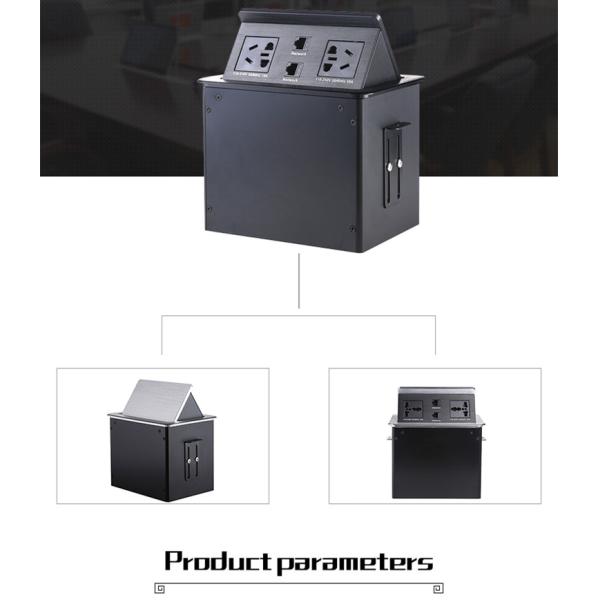Office Desk Power Outlet Junction Box General Power Supply And Network Interface