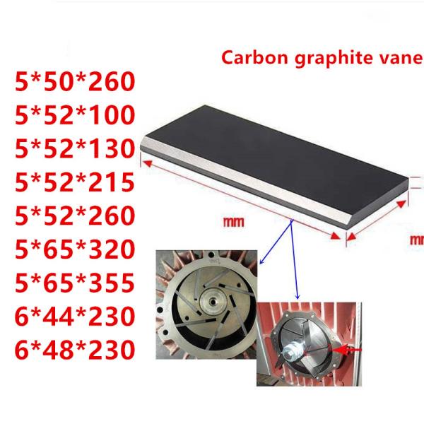 Graphite Vane for Vacuum Pump Long-Lasting Performance Chemical Composition Graphite