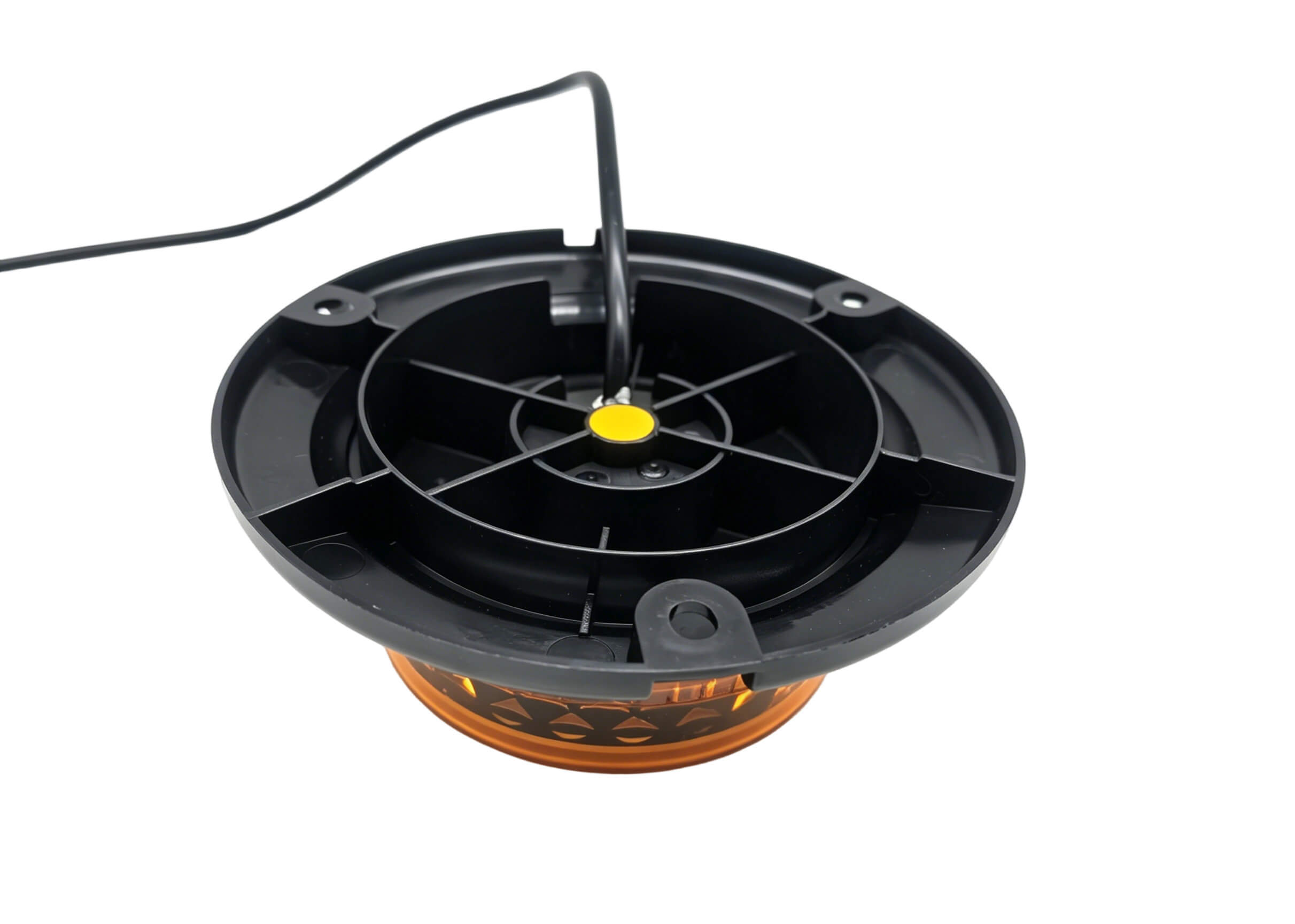 RD-208D LED Rotating Warning Light White Xprite Type for Forklifts / Construction Vehicles