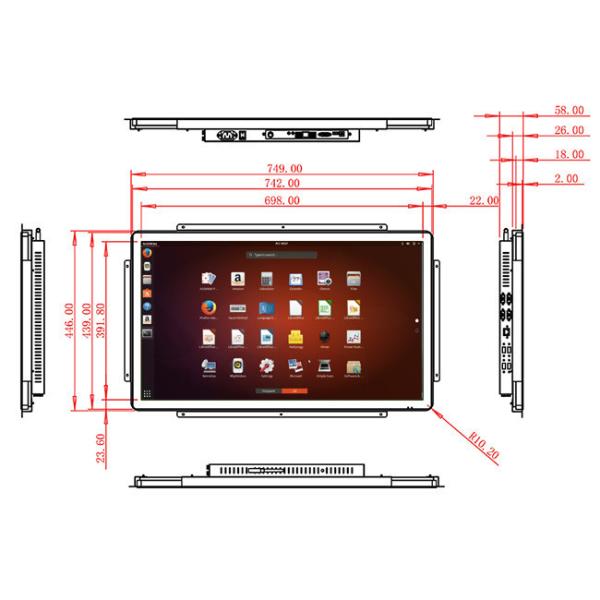 32-Inch Linux Digital Hub for Command Centers, Public Information Boards, Medical Labs, and Exhibition Displays