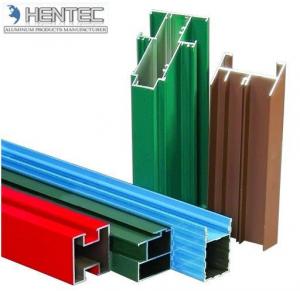 Quality Customerized Aluminum Window Extrusion Profiles Wooden Finished 6005 / 6061 / 6063 for sale