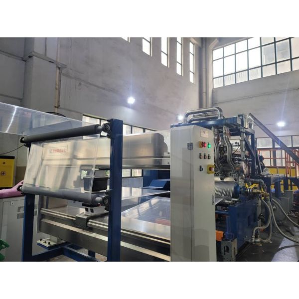 PP CPP CPE Cast Film Extrusion Production Line PLC intelligent control