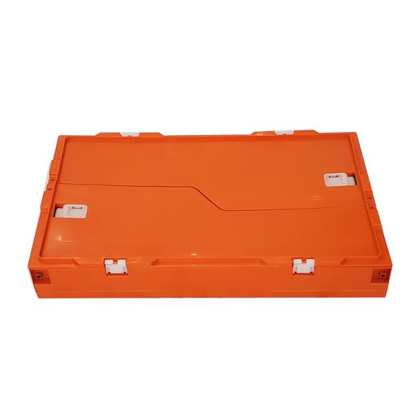 Storage Cloth Grocery Crate with Lid Foldable and Stackable Internal Size 555*360*300mm