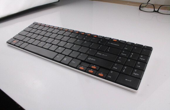 Quality wireless standard keyboard with touch key functions for sale