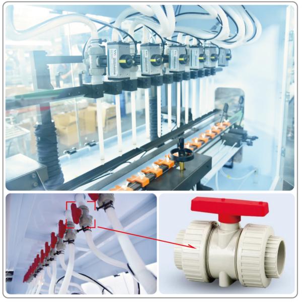 Anti Corrosion Gravity Liquid Filling Machine Fertilizer Packaging Machine 1000ml To 5000ml