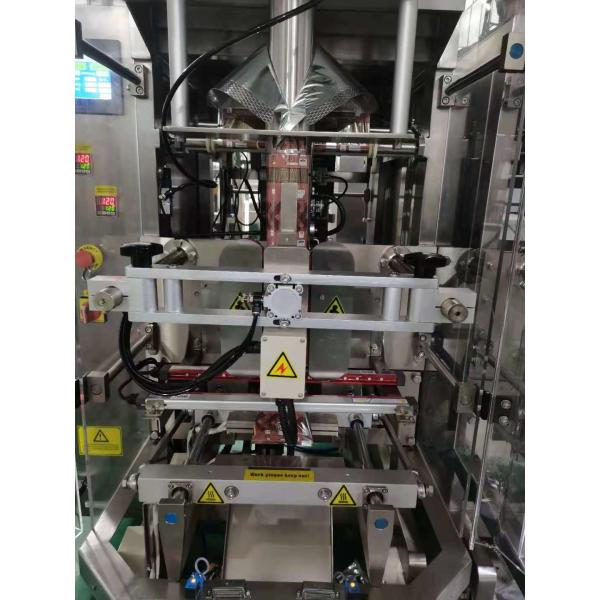 PLC Control Potato Chips Vffs Packaging Machine With Nitrogen Flushing Device