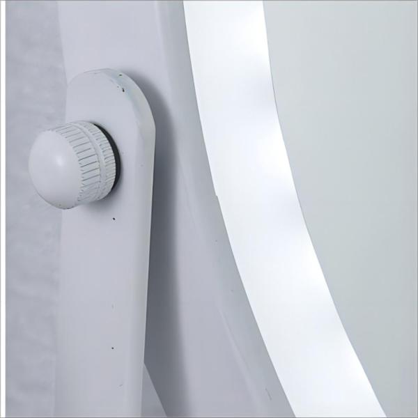 Compact Handheld LED Cosmetic Vanity Dressing Mirror For Makeup Individual Carton Packing