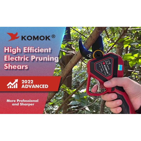 32mm Electric Pruning Shears Cordless Tree Branch Pruner Battery Powered Secateurs,6-8 Working Hours